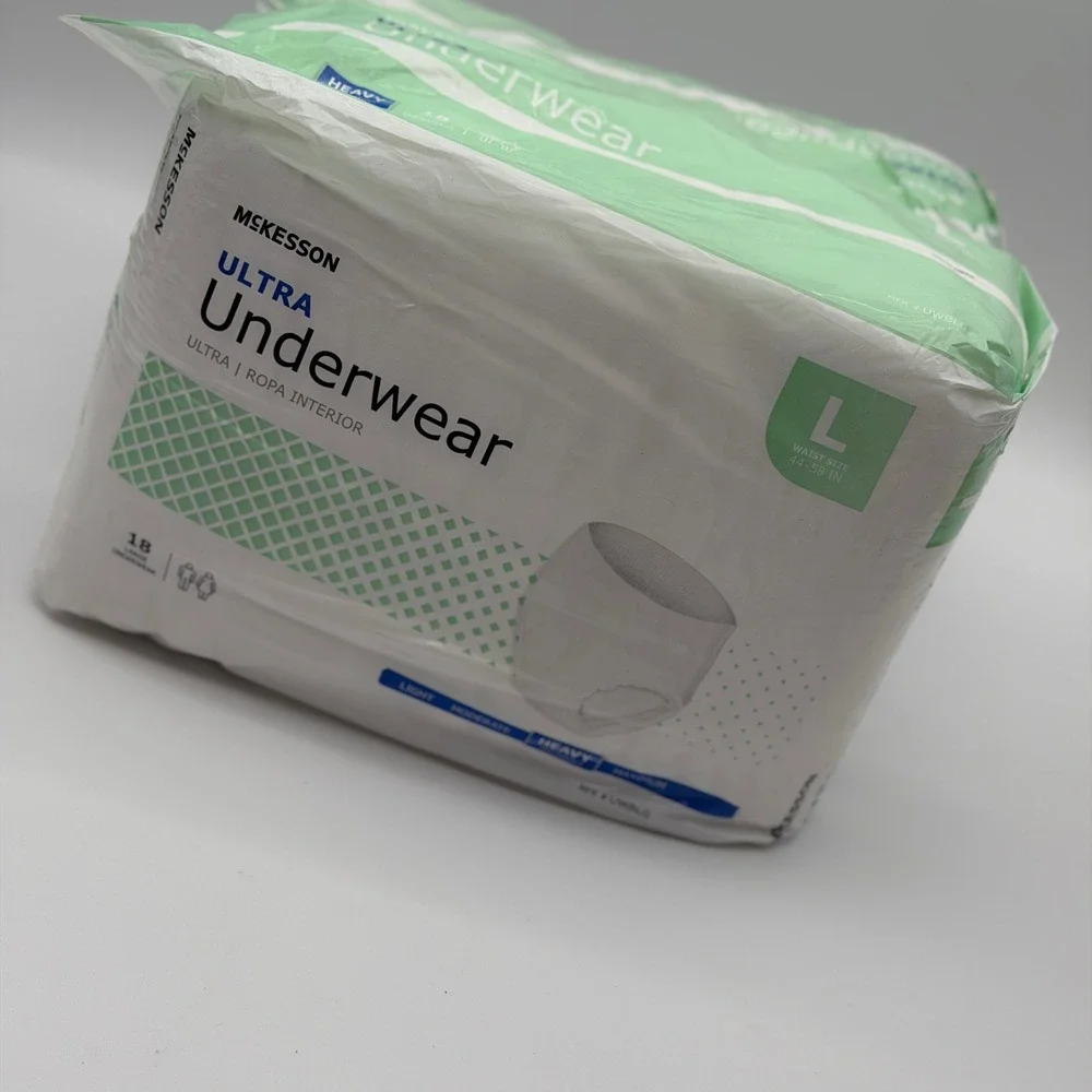 McKesson Ultra Underwear Heavy Absorbency Large 44-58 in 18‎ Count UWBLG Unisex